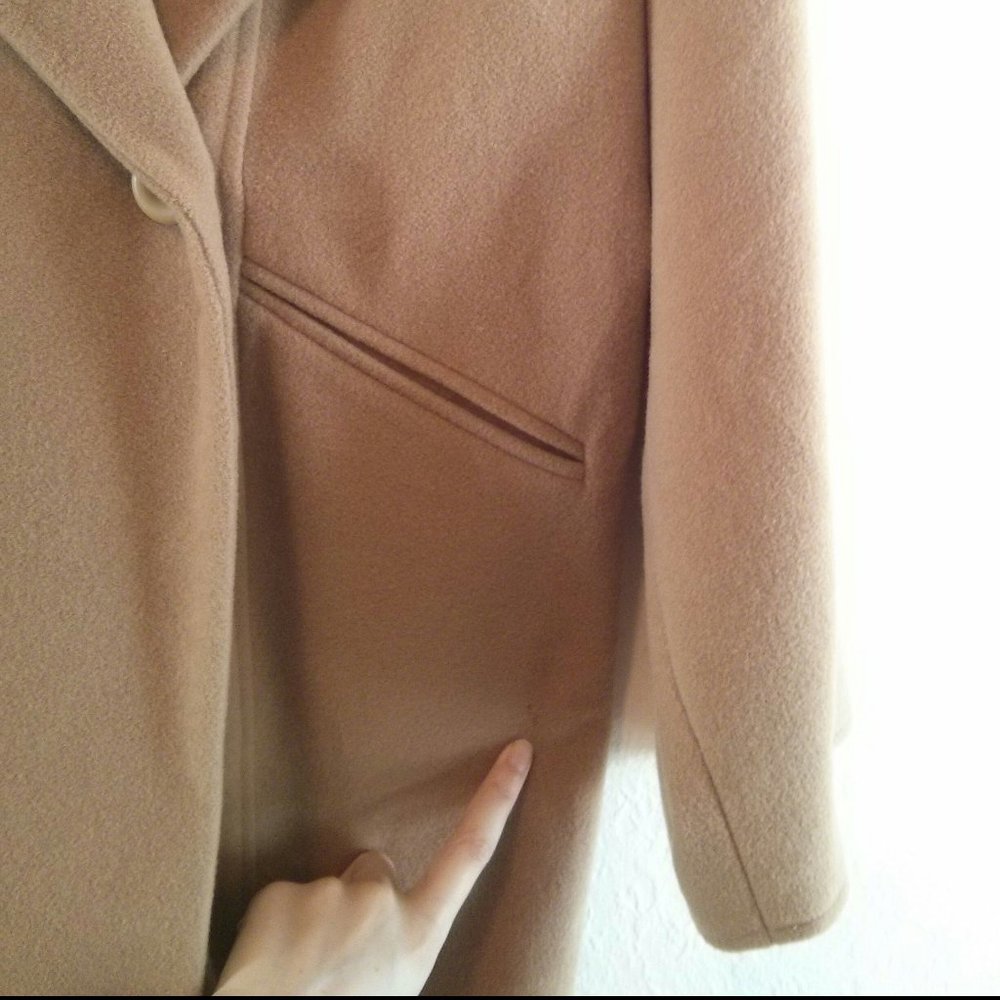 Timeless Camel Car Coat - Wool Blend - Picture 13 of 16